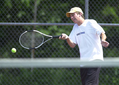 St. Marys junior Jeremy Dominik is the first Roughrider in five years to compete in the State Boys Tennis Tournament.<br>dailystandard.com