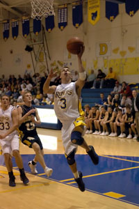 St. Marys's Corey Vossler leads the Grand Lake Area in assists with 7.0 per game and is a big reason why the Roughriders are off to a great start this season. The Roughriders look to give Van Wert its first loss of the season when the teams meet at McBroom Gymnasium on Friday.<br>dailystandard.com