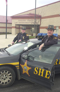 Auglaize County Sheriff Al Solomon prepares to leave the Auglaize County Law Enforcement Center on Friday morning. Solomon, a 25-year member of the department, assumed office Jan. 3, replacing Sheriff Larry Longsworth who retired after 31 years in law enforcement.<br>dailystandard.com