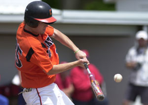 Brady Heyne doubles in the fourth inning, scoring Ryan Gerlach to tie the game at 2-2. Heyne later scored to give the Cavaliers a 3-2 lead that lasted until the sixth.<br>dailystandard.com
