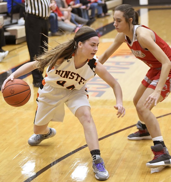Minster vs New Knoxville girls basketball Photo Album The Daily Standard