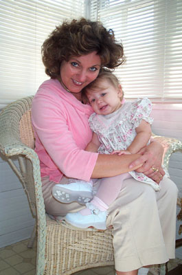 Gena Lewis of Celina spends time with her granddaughter, Eisabella.<br>dailystandard.com