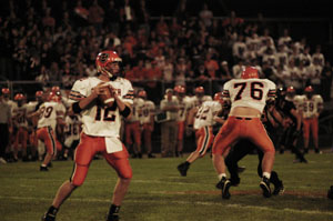 Coldwater quarterback Steve Borger will look to help his team improve to 8-0 as the Cavaliers host Versailles in the 46th meeting of the battle of Orange on Friday at Cavalier Stadium.<br>dailystandard.com