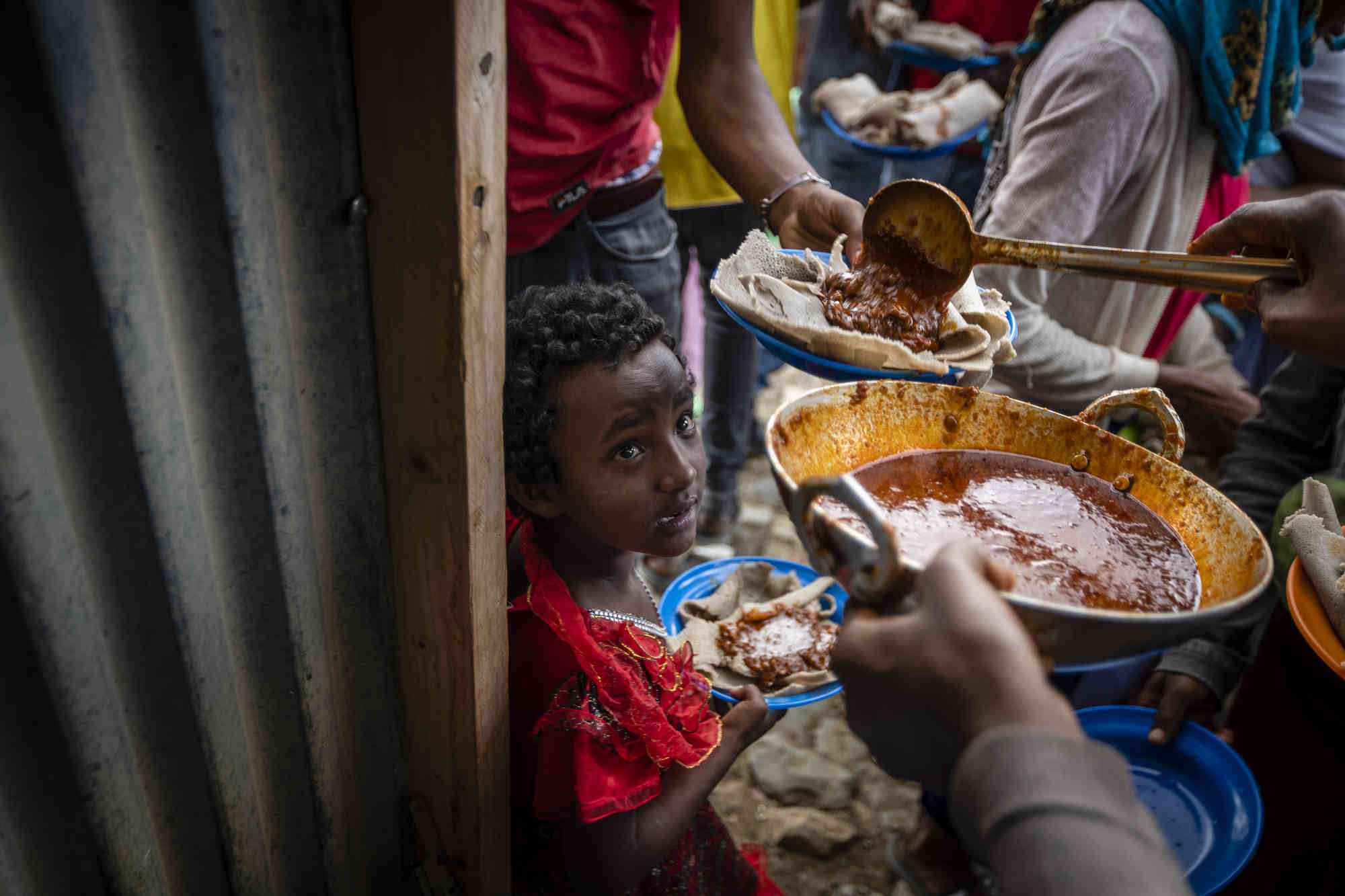 90 голод. Эфиопия еда.